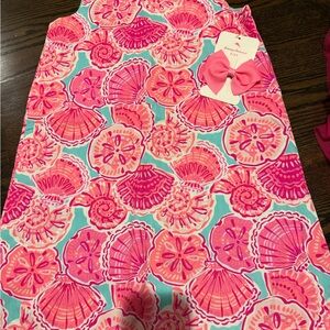 Lilly Pulitzer Pink and Blue Seashell Dress